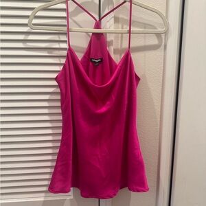 Express Pink Camisole Backless Relaxed Fit